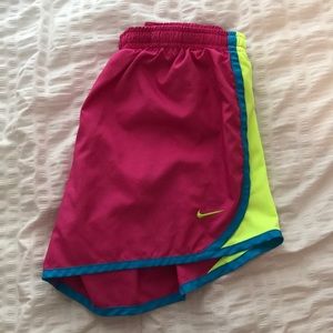 Girls Nike running shorts
